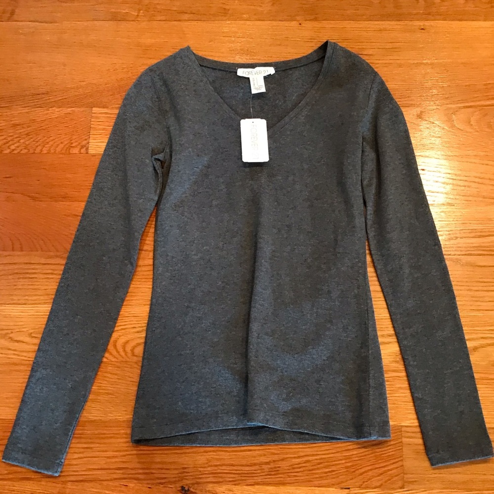 NWT!! Charcoal long sleeve